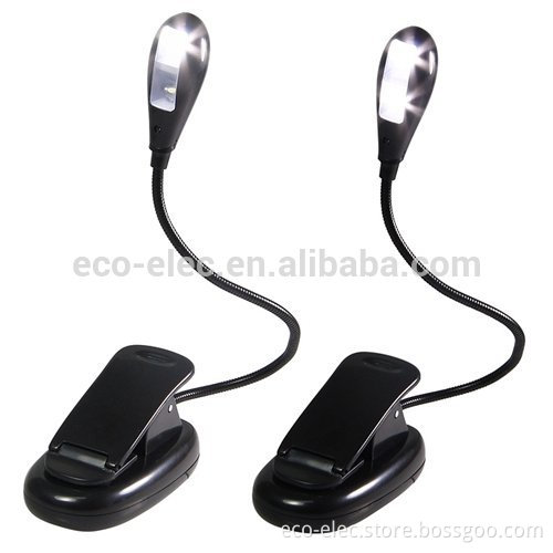 Rechargeable Clip Mini Portable LED Book Reading Light Lamp Flexible USB Novelty Light for Laptop PC Music Stand Light Lamp